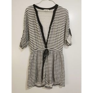 *NWOT* Monteau black & white romper